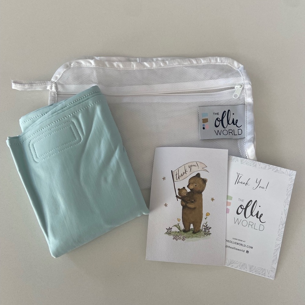 The Ollie World Kids Pajama Set in Light Aqua